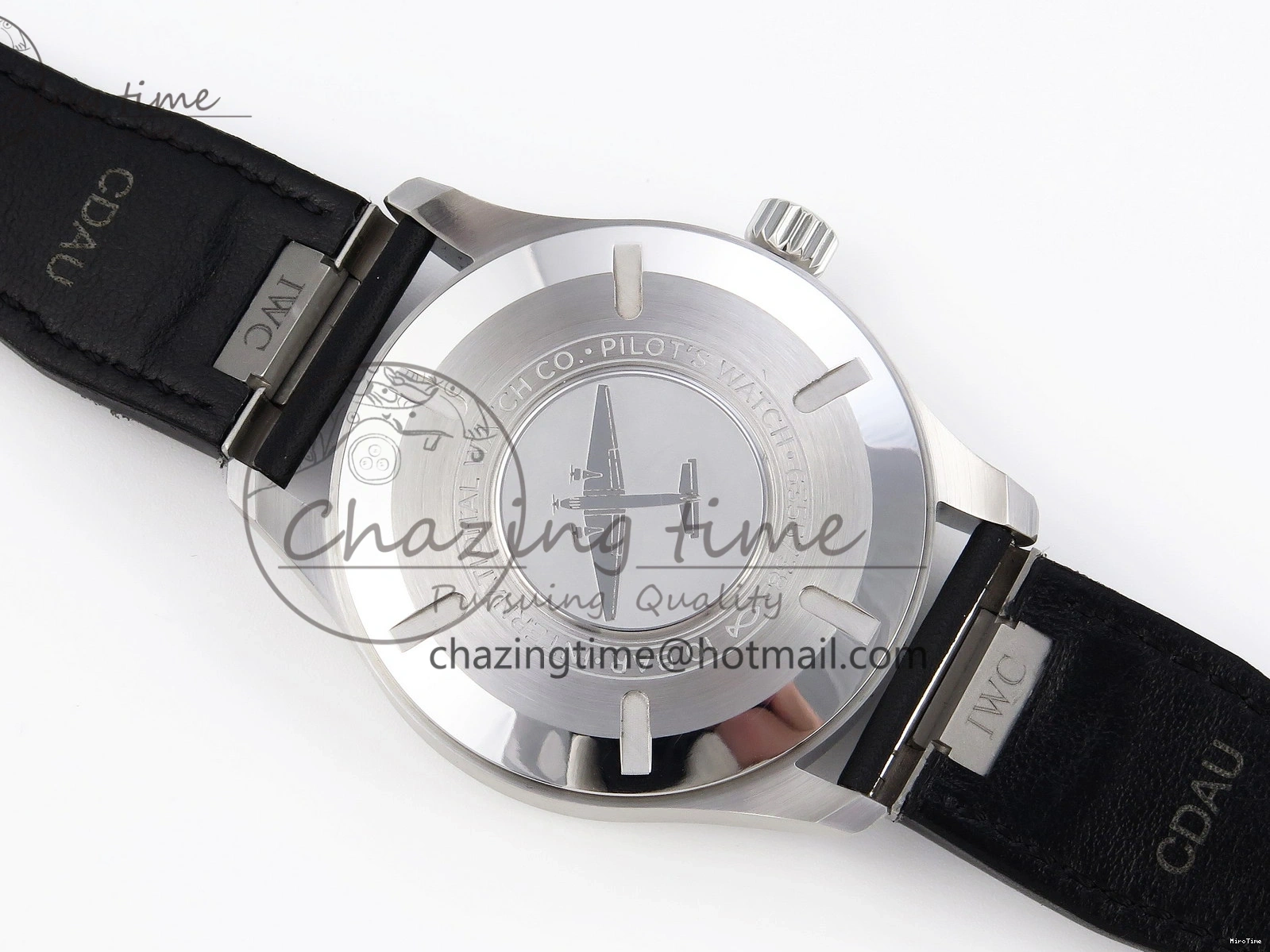 MIROTIME 0331 Pilot Mark XX IW328201 ZF 1:1 Best Edition Black Dial on Black Leather Strap A Affordable 7028